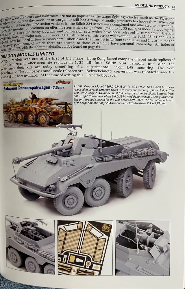 WarWheels.Net - Book Review: Pakwagen SDKFZ 234/3 and 234/4